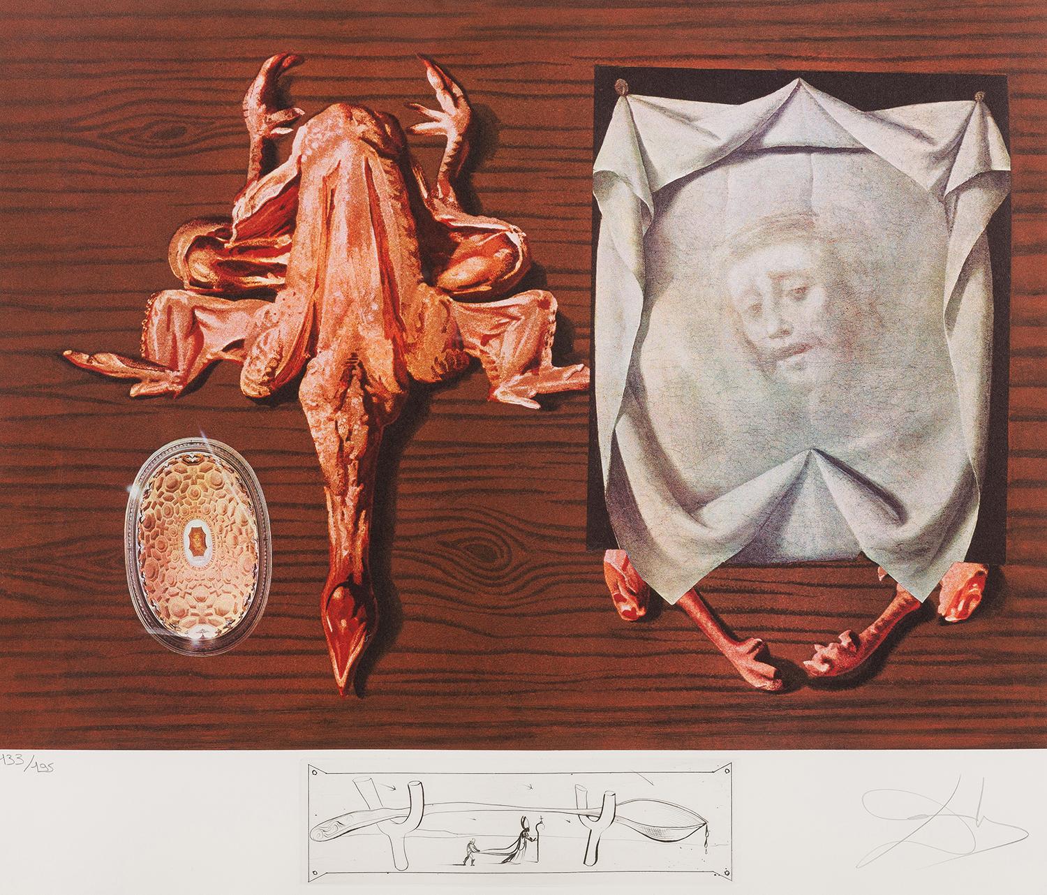 Salvador Dali Venus Au Joueur D'Orgue (Signed Print) 1971