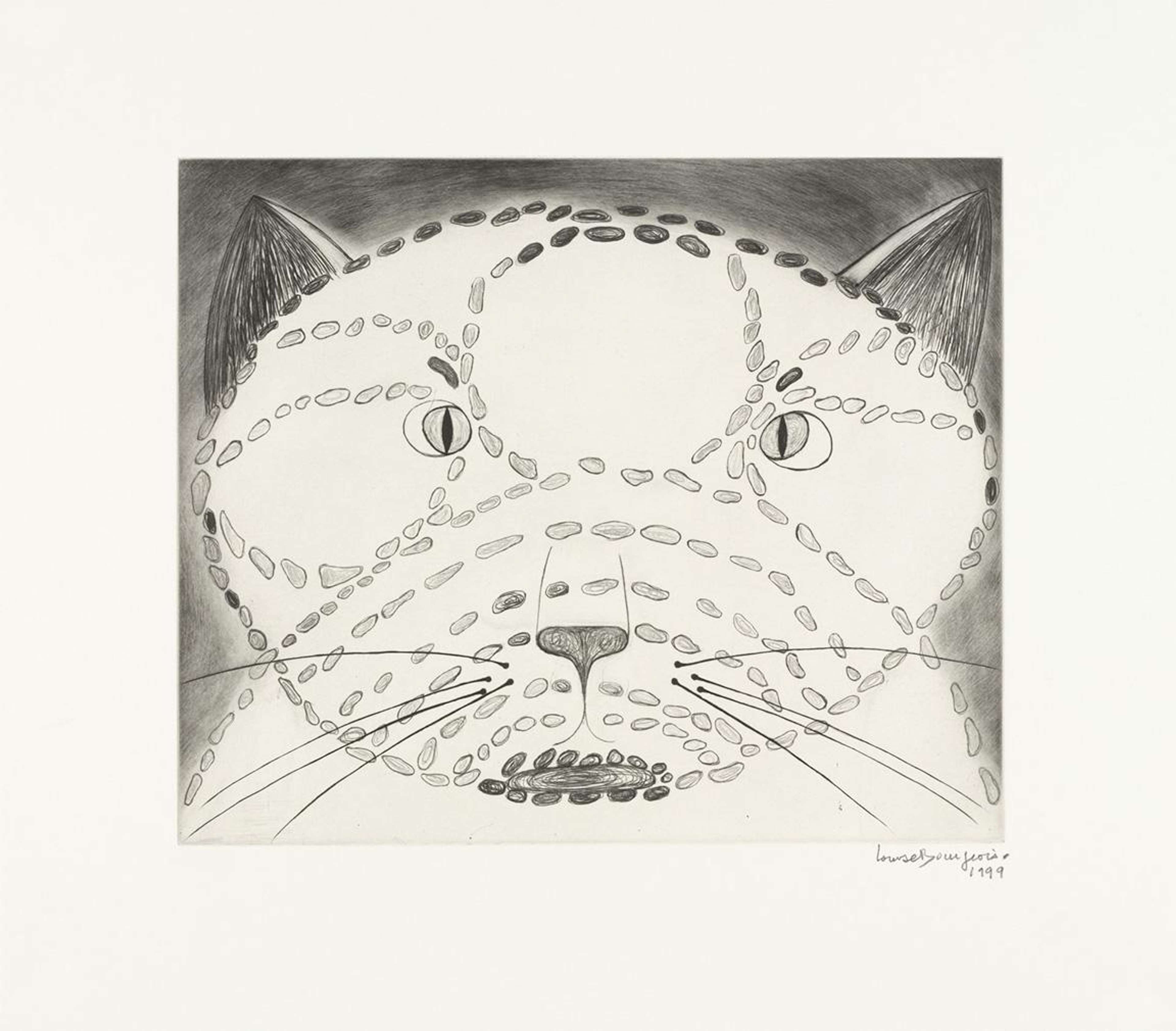 The Angry Cat - Signed Print by Louise Bourgeois 1999 - MyArtBroker