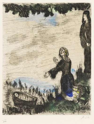 Moïse Sauvé Des Eaux - Signed Print by Marc Chagall 1931 - MyArtBroker