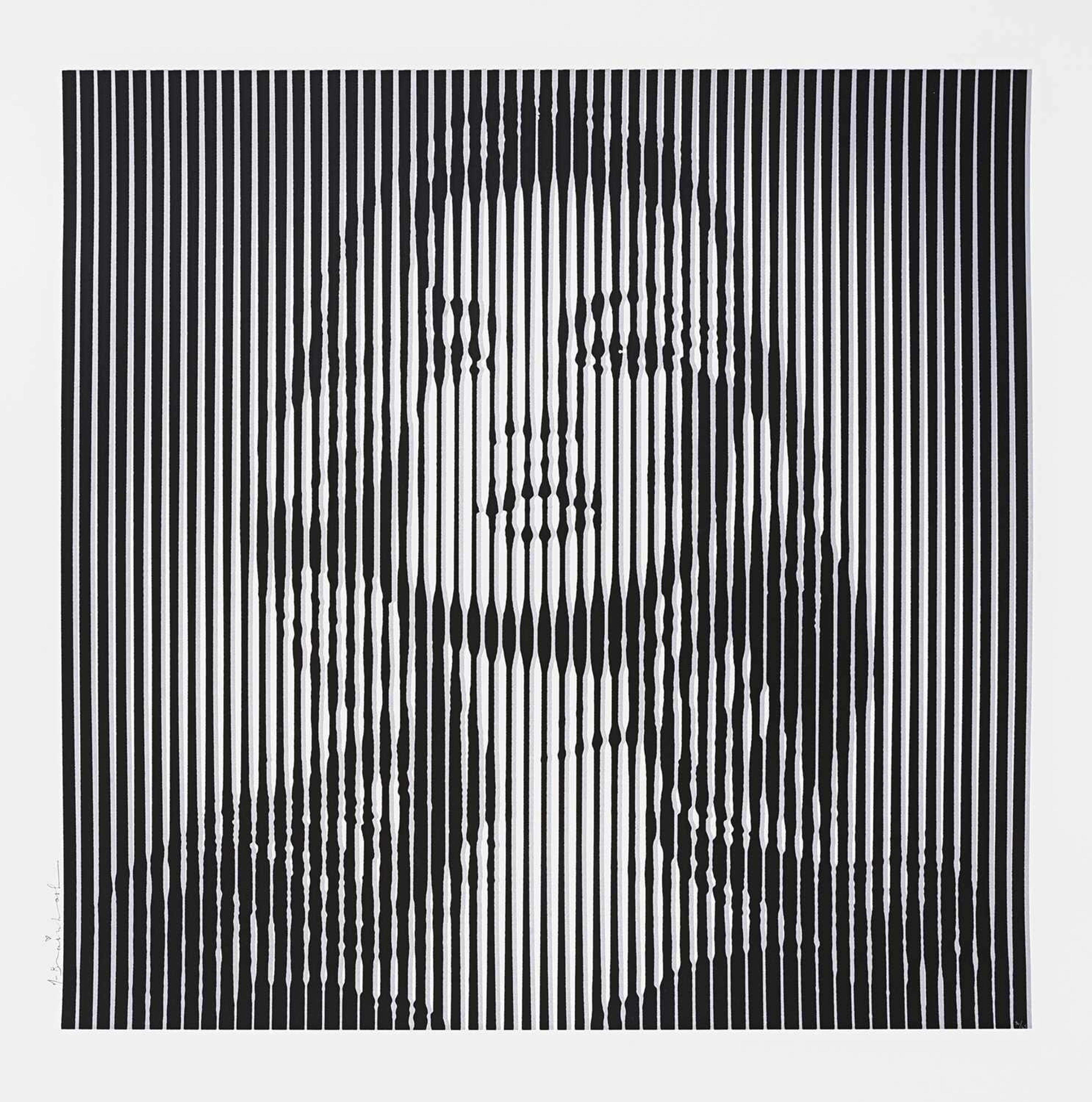 Fame Moss (black on grey) - Signed Print by Mr Brainwash 2015 - MyArtBroker