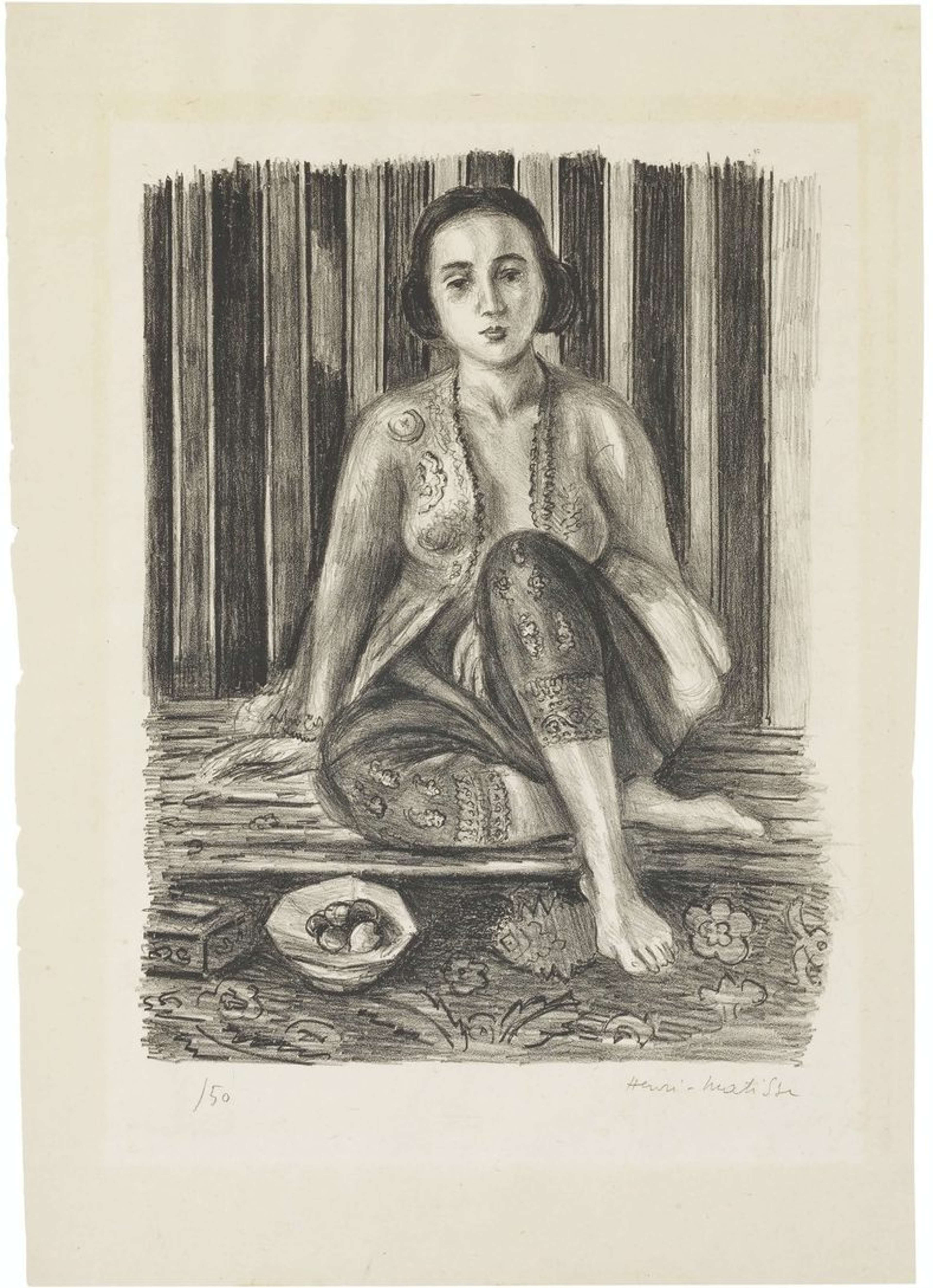 Odalisque À La Coupe De Fruits - undefined by Henri Matisse 1925 - MyArtBroker