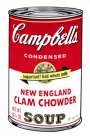 Andy Warhol: Campbell's Soup II, New England Clam Chowder (F. & S. II.57) - Signed Print