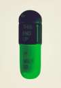 Damien Hirst: The Cure (cream, aubergine, pea green) - Signed Print