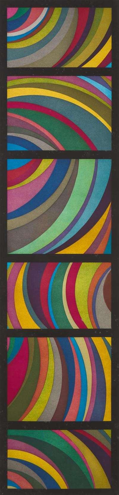 Irregular Bands Of Arcs - Signed Print by Sol Lewitt 1997 - MyArtBroker