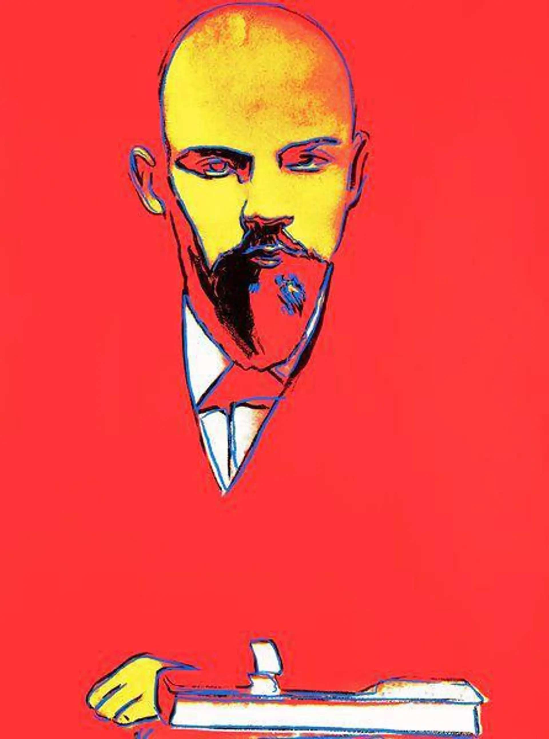 Red Lenin (F. & S. II.403) by Andy Warhol