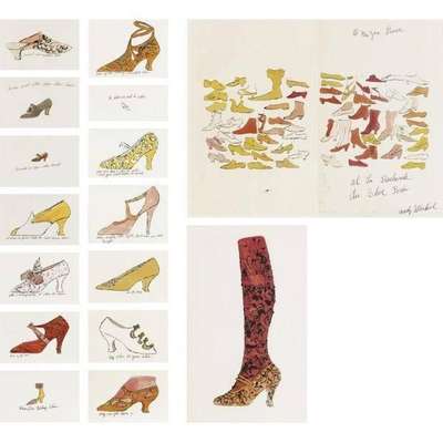 La Recherche Du Shoe Perdu (complete set) - Print by Andy Warhol 1955 - MyArtBroker
