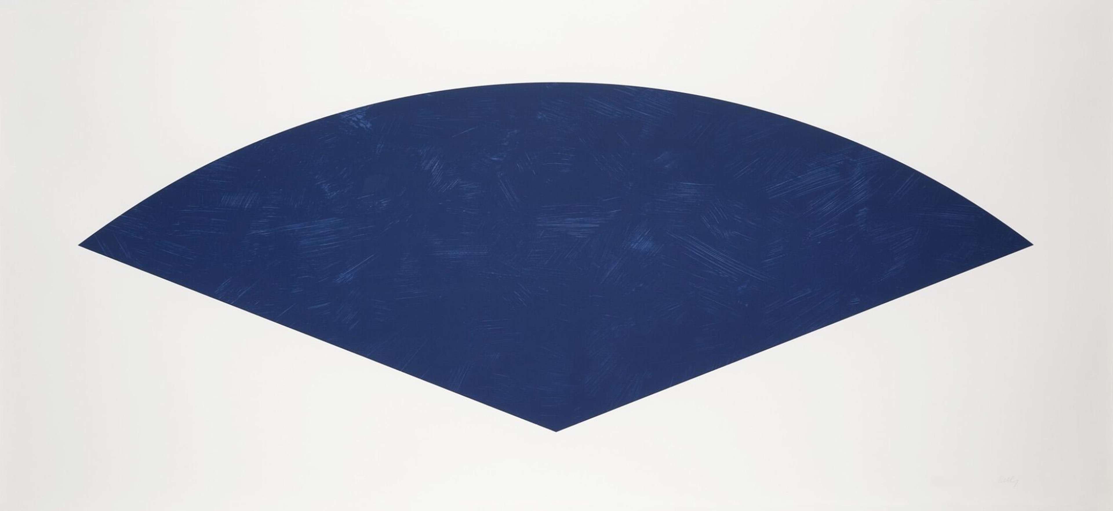 Blue Curve (State II) - Signed Print by Ellsworth Kelly 1988 - MyArtBroker