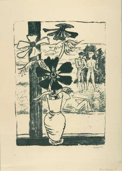 Anemones - Signed Print by Erich Heckel 1954 - MyArtBroker