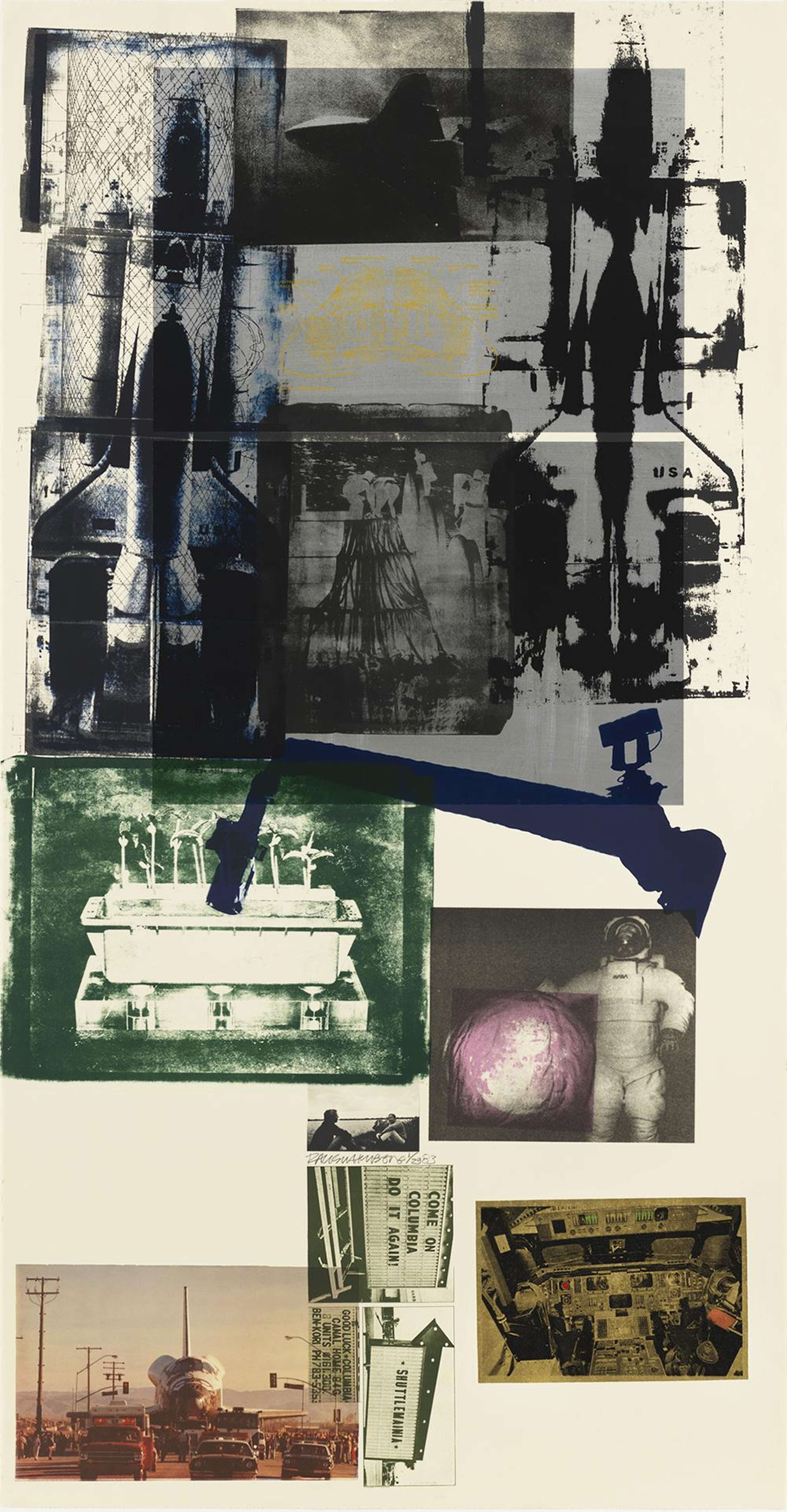 Hot Shot - Signed Print by Robert Rauschenberg 1983 - MyArtBroker