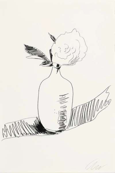 Flowers (black and white) (F. & S. II.108) - Signed Print by Andy Warhol 1974 - MyArtBroker