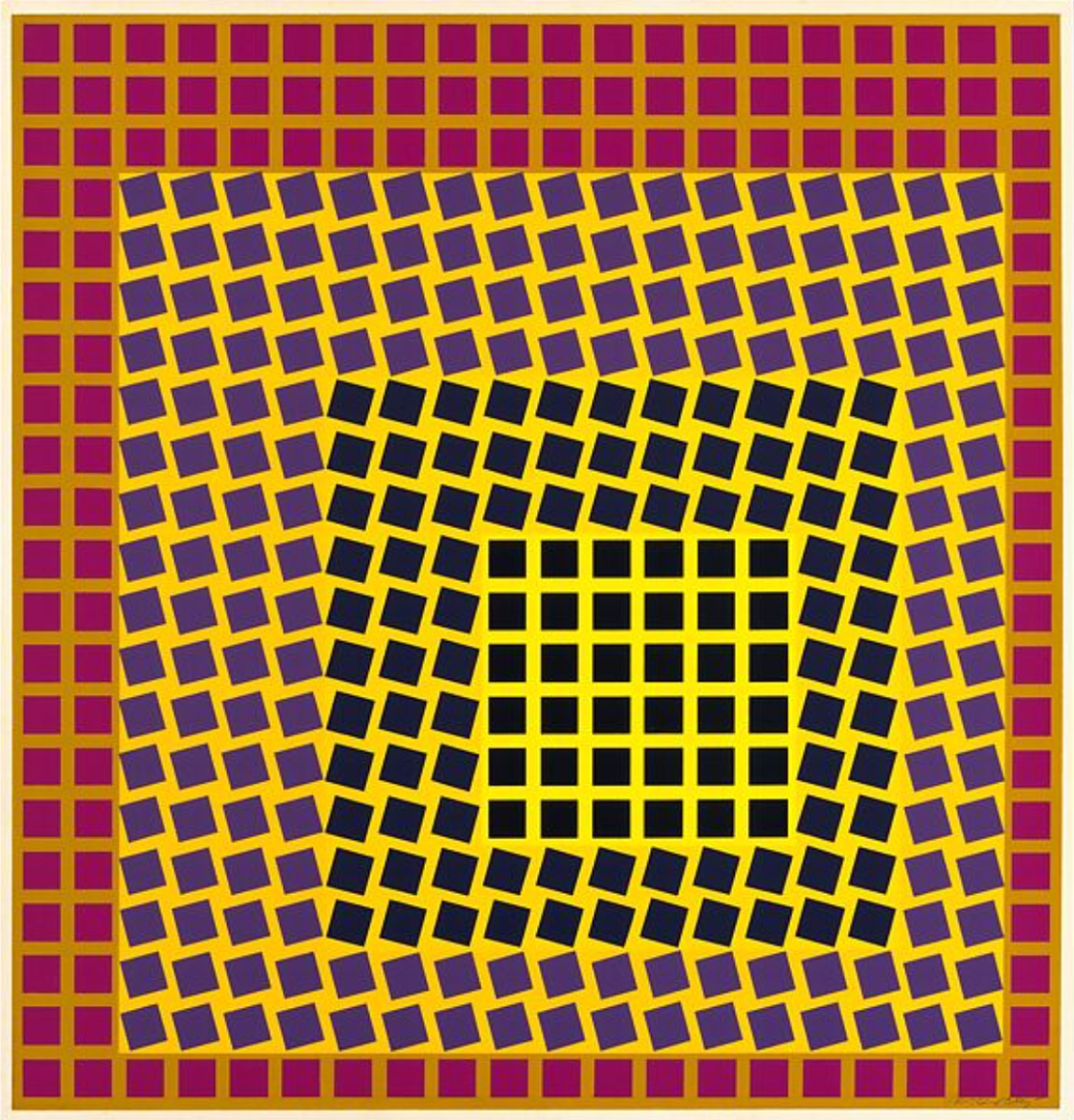 洋書/VASARELY FOLKLORE PLANETAIRE FARBWELT Victor Vasarely - Folklore Planétaire - Chêne 1973 - Saint
