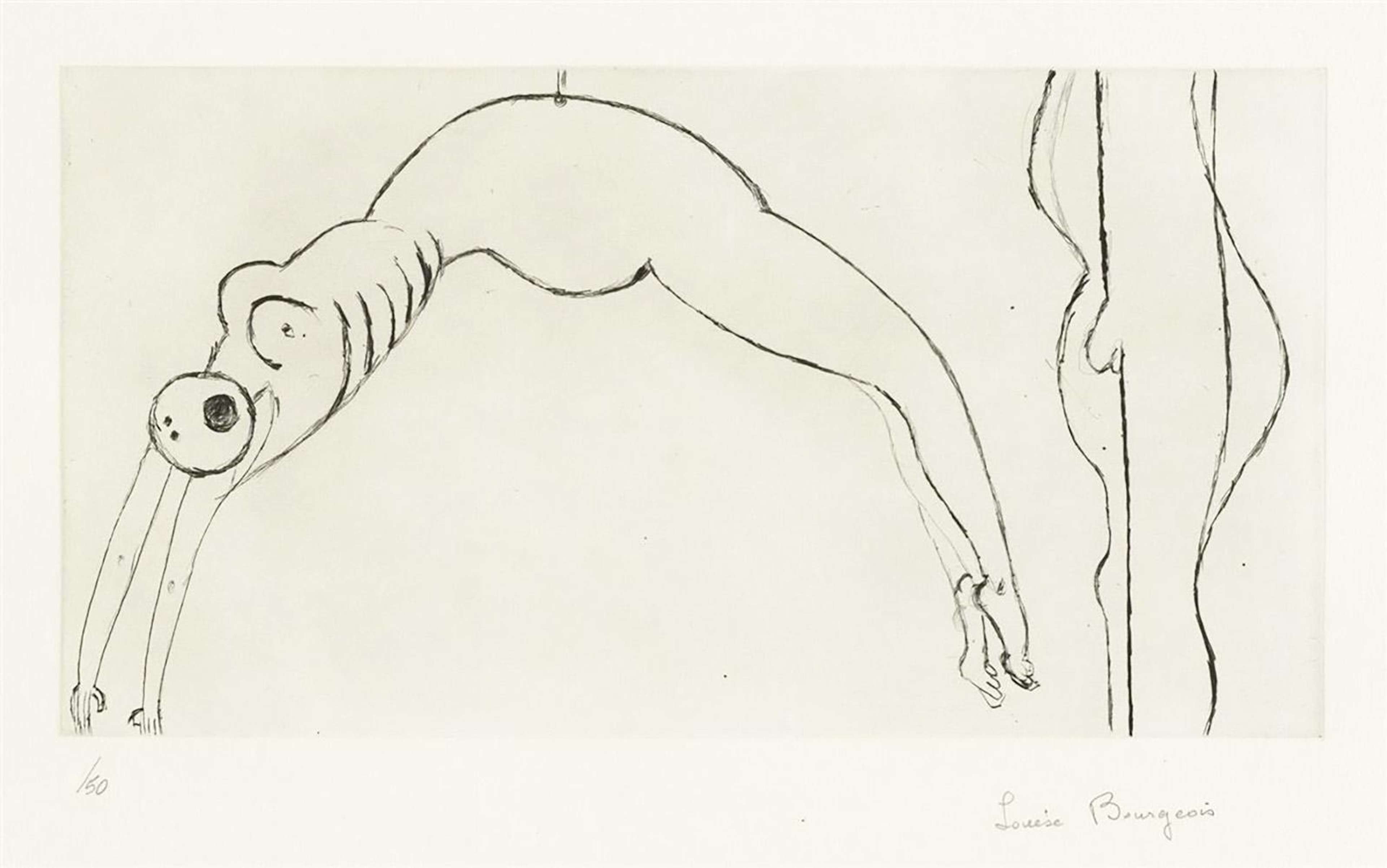 Arched Figure - Signed Print by Louise Bourgeois 1993 - MyArtBroker