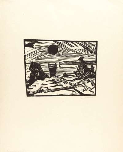 Sunrise - Signed Print by Erich Heckel 1914 - MyArtBroker
