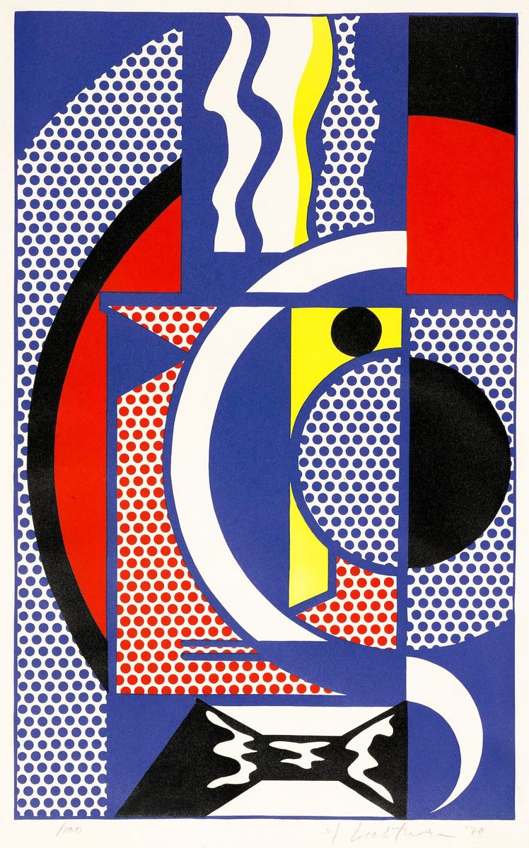 アート・デザイン・音楽 LICHTENSTEIN DRAWINGS & PRINTS Modern Head by Roy Lichtenstein Background & Meaning