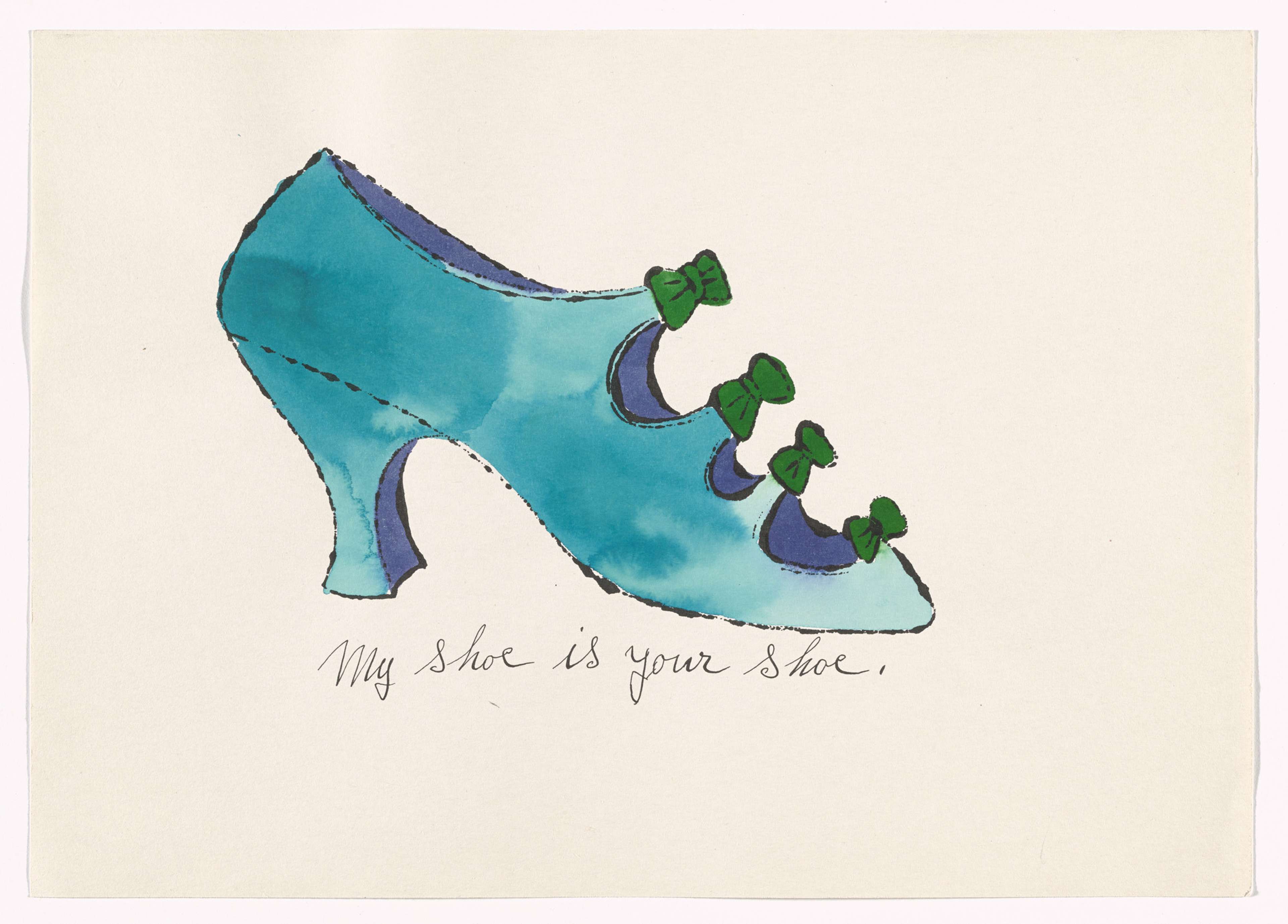 Untitled from À La Recherche Du Shoe Perdu by Andy Warhol