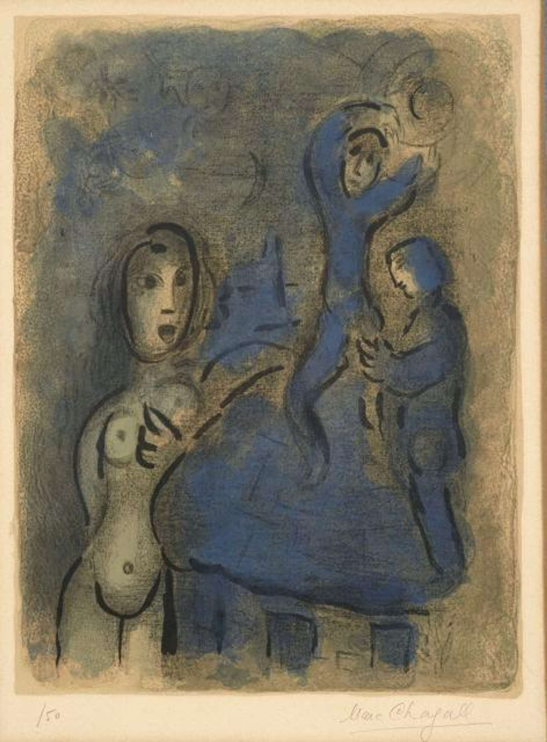 Rahab Et Les Espions De Jéricho - Signed Print by Marc Chagall 1960 - MyArtBroker