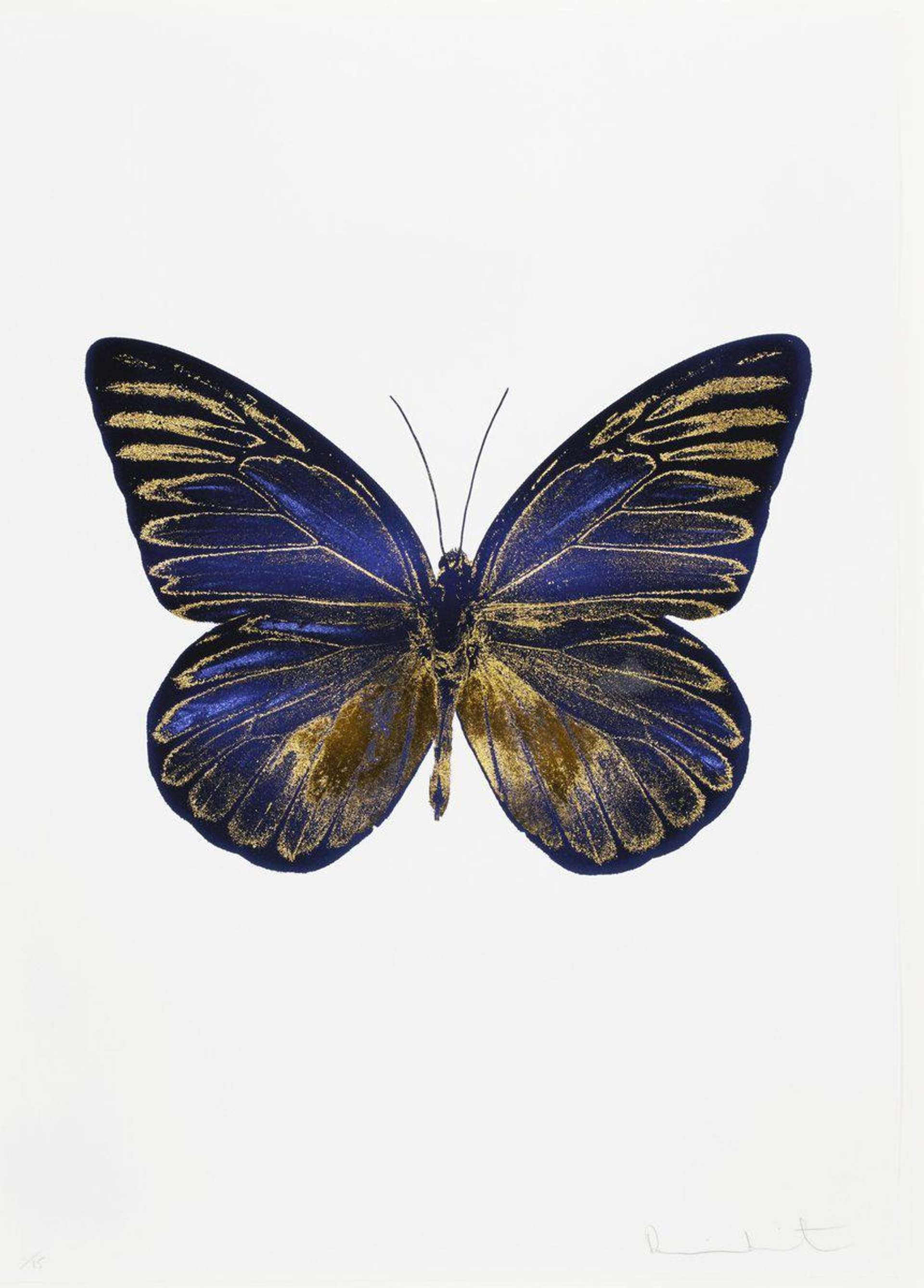 Damien Hirst: The Souls I (imperial purple, oriental gold) - Signed Print