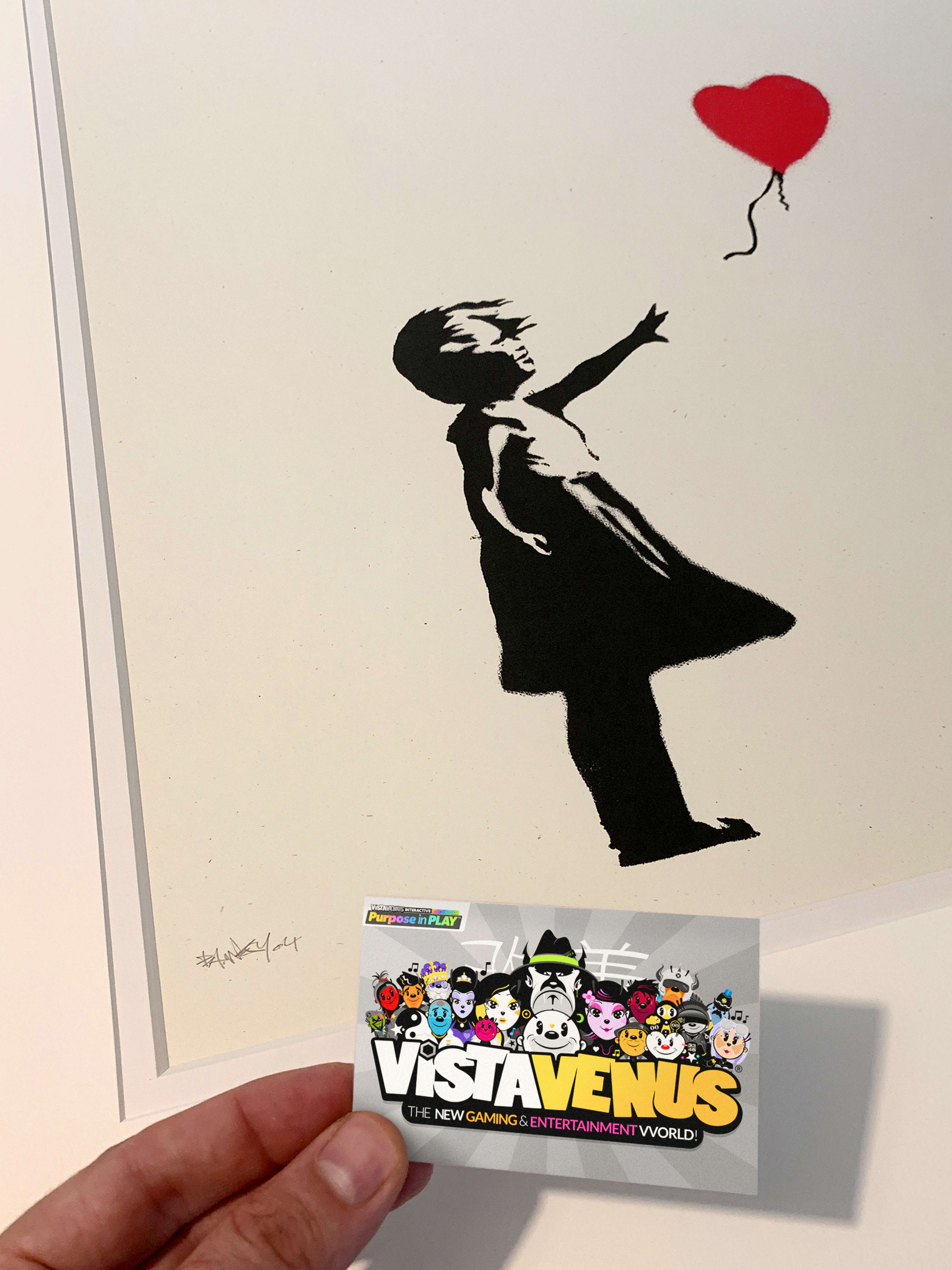 Girl With Balloon - Banksy print