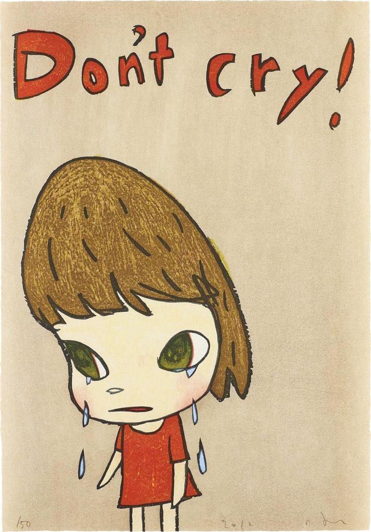 Yoshitomo Nara Don't Cry (Signed Print) 2012 | For Sale