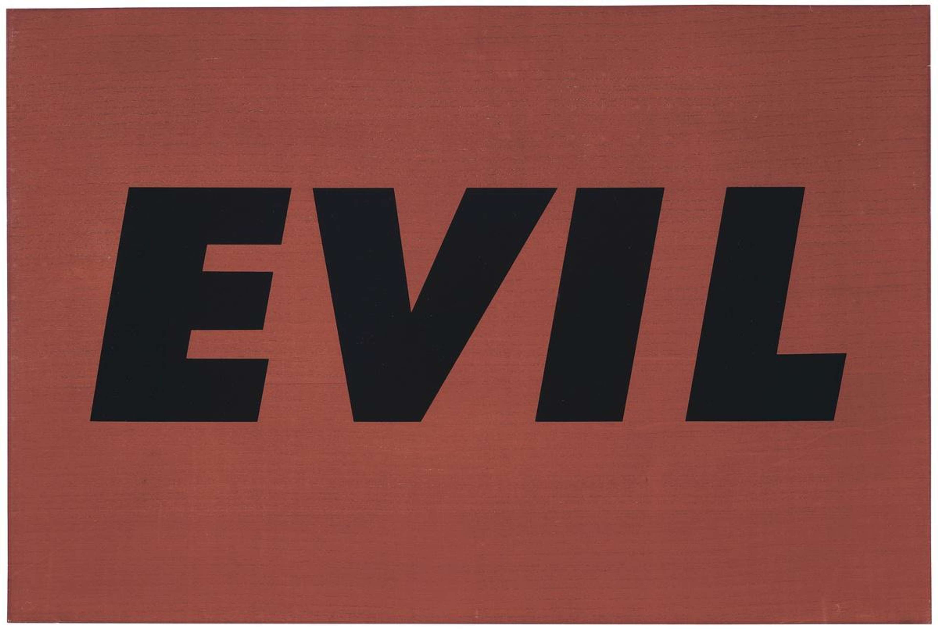 Evil - Signed Print