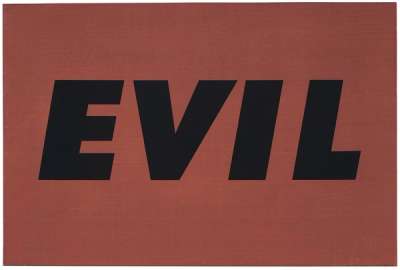 Ed Ruscha: Evil - Signed Print