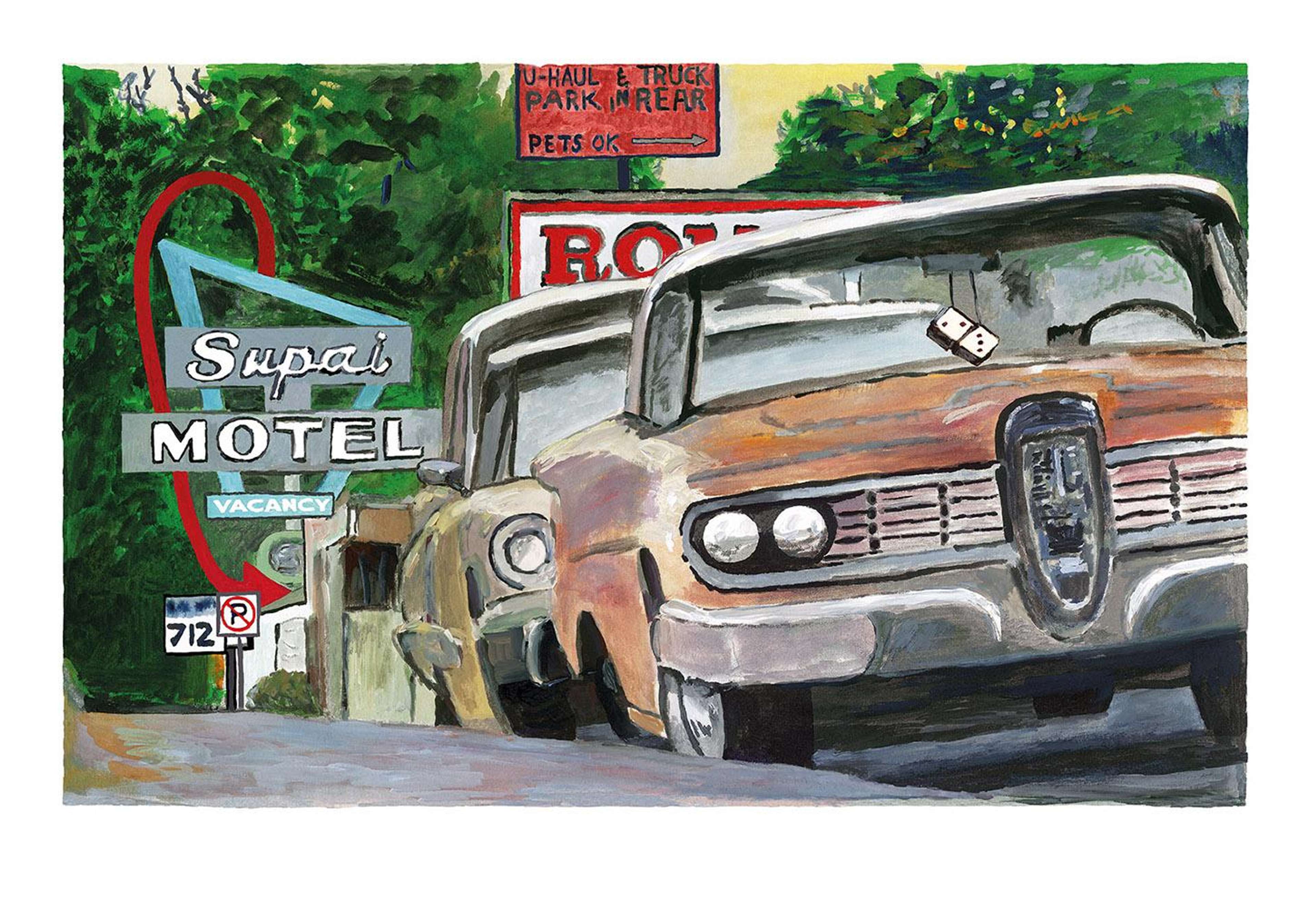 Classic Car Show, Cleveland, OH - Signed Print by Bob Dylan 2016 - MyArtBroker