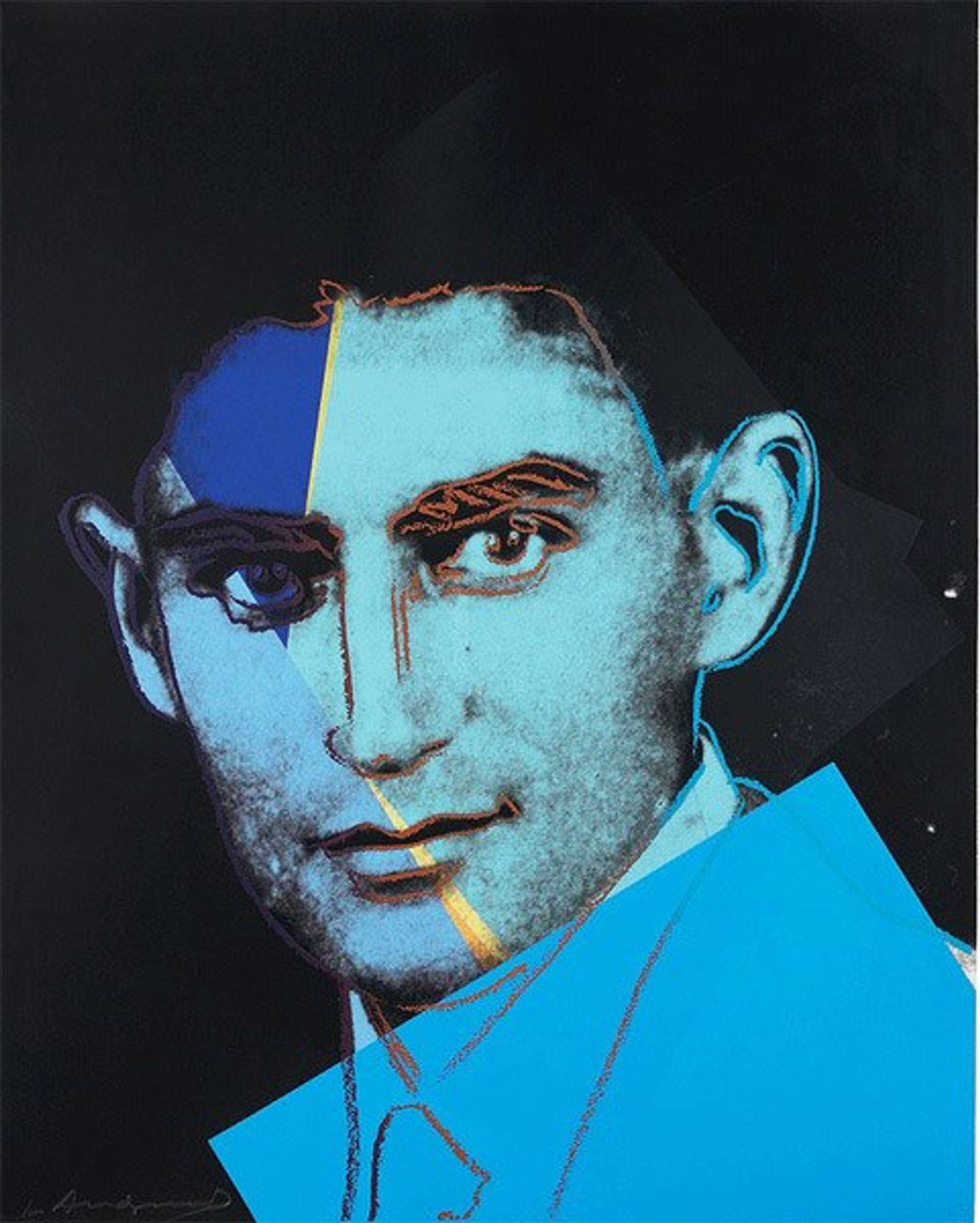 Franz Kafka (F. & S. II.226) by Andy Warhol