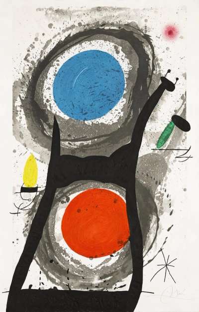 Joan Miró: L’Adorateur Du Soleil - Signed Print