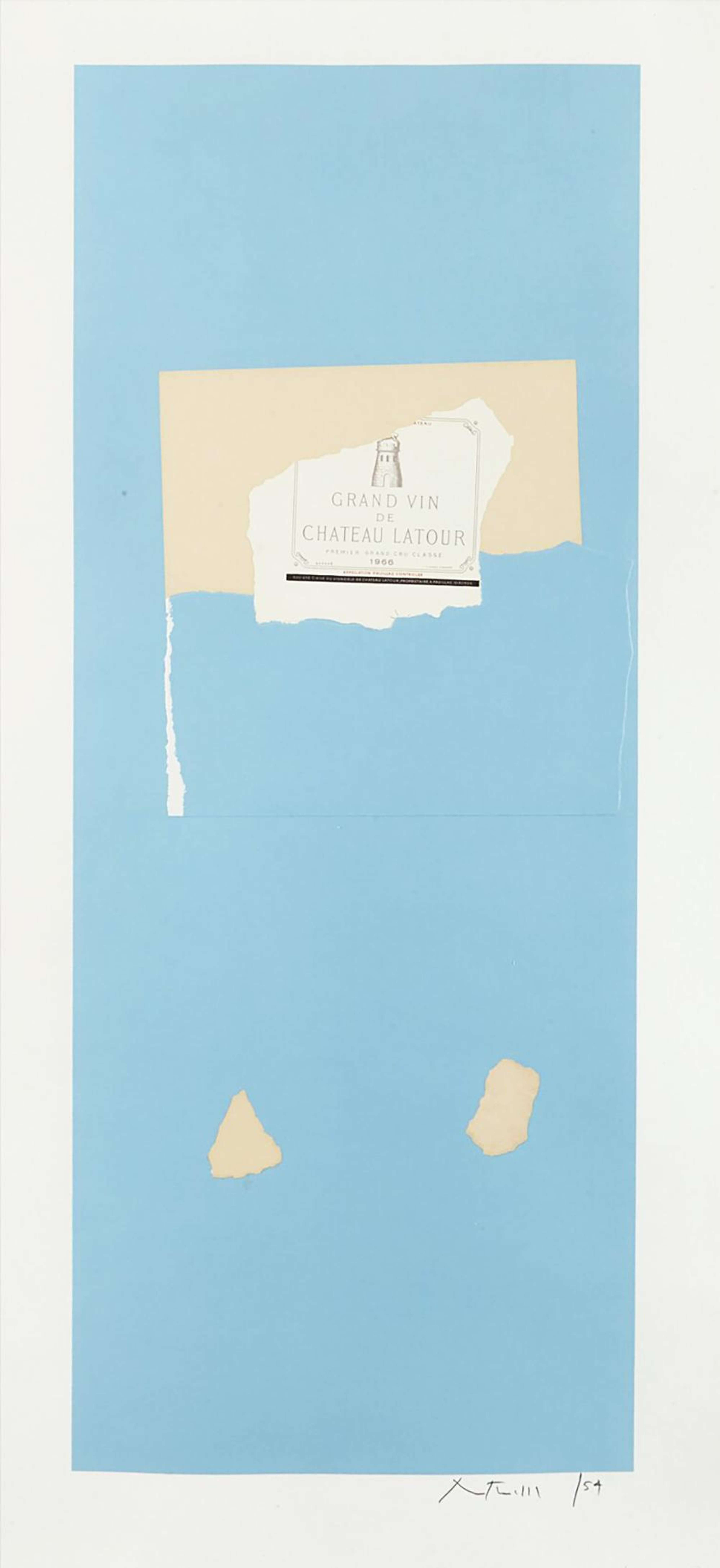 Pauillac 4 - Signed Print by Robert Motherwell 1973 - MyArtBroker