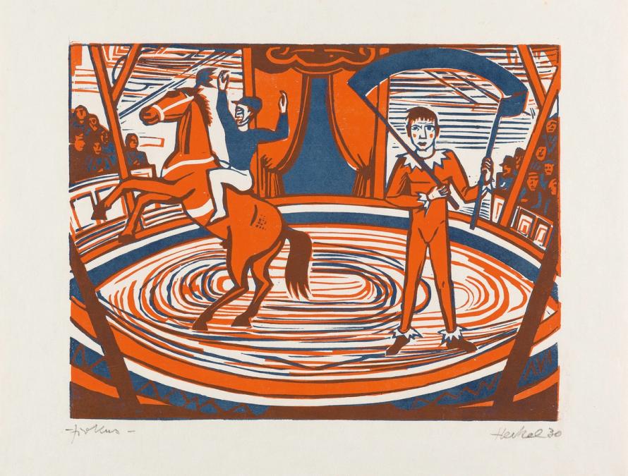 Erich Heckel Circus (Signed Print) 1930 | MyArtBroker