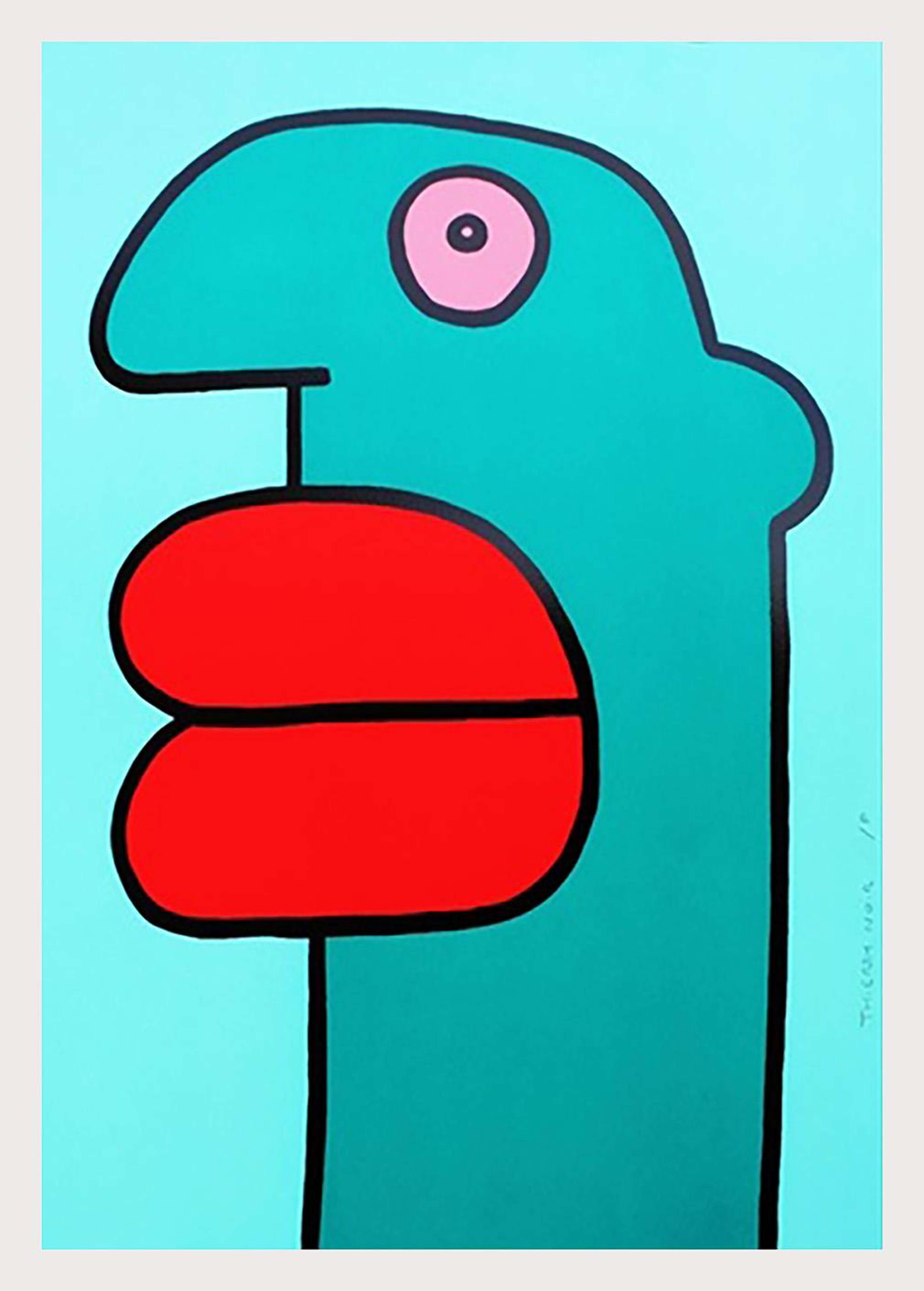 Turkish Lips - Signed Print by Thierry Noir 2014 - MyArtBroker