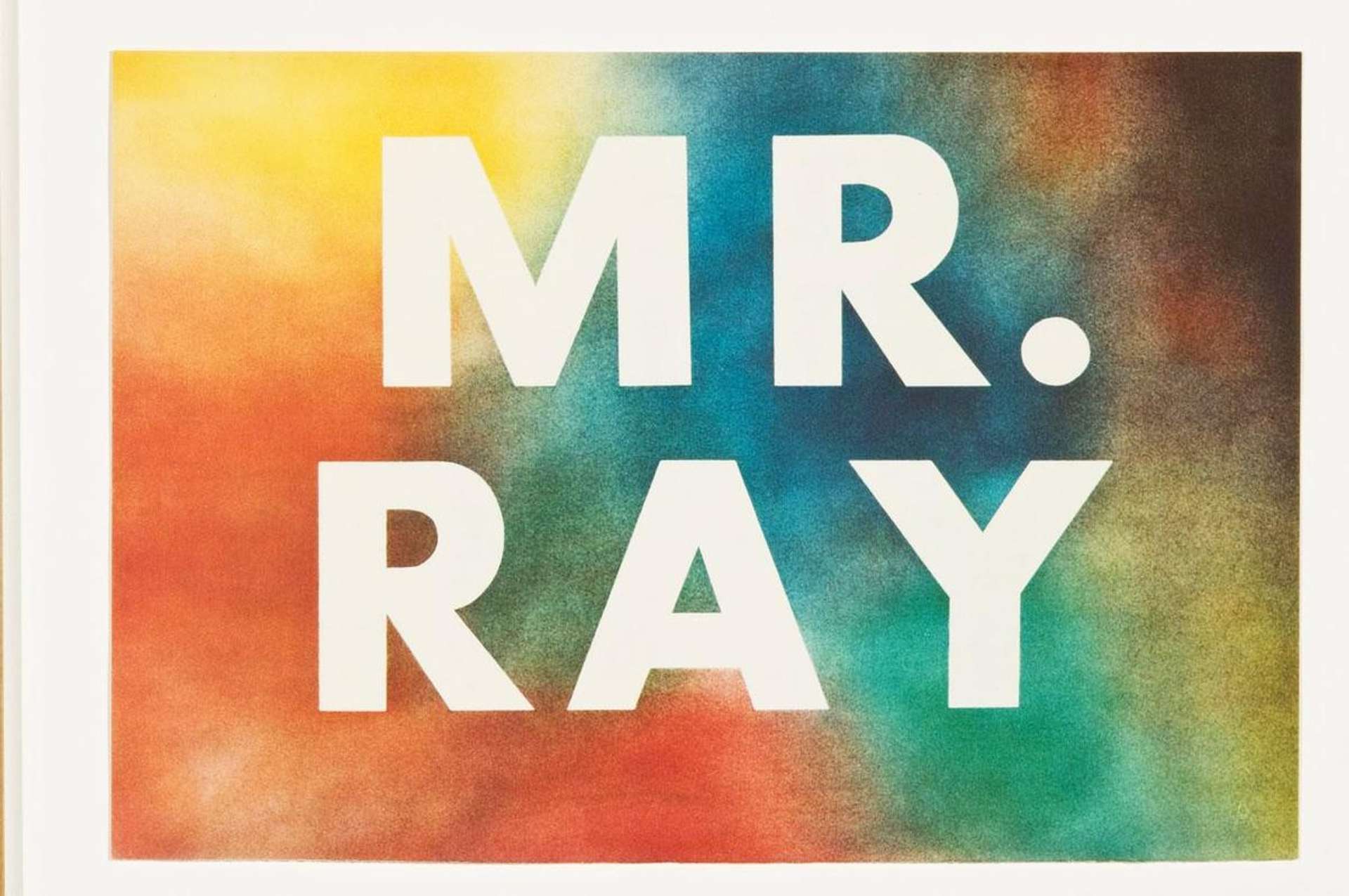 Mr. Ray - Signed Print by Ed Ruscha 1975 - MyArtBroker