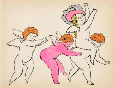 In The Bottom Of My Garden 16 (F. & S. IV.100) - Unsigned Print by Andy Warhol 1956 - MyArtBroker