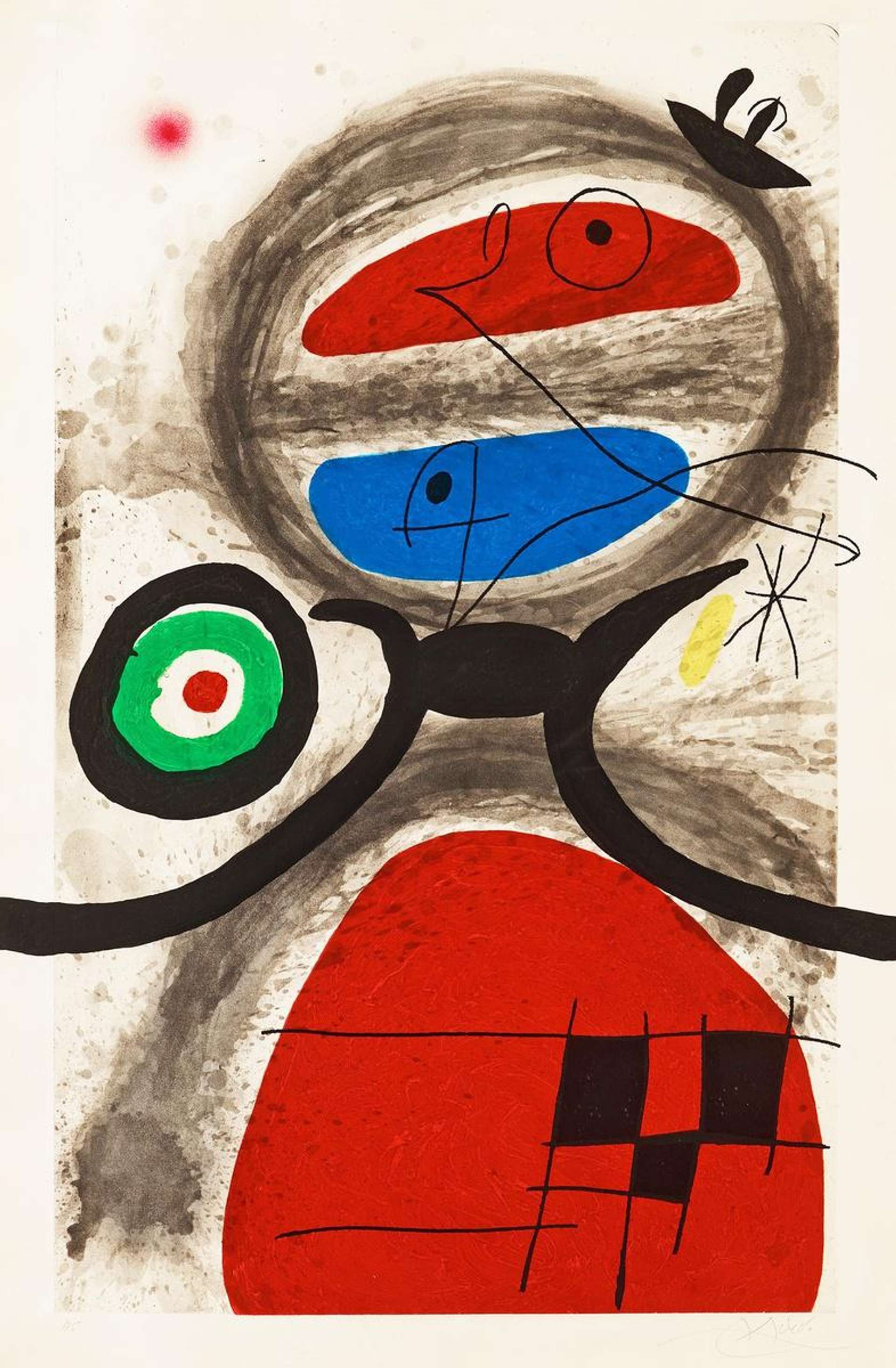 L'Aïeule Devant La Mer - Signed Print by Joan Miró 1969 - MyArtBroker