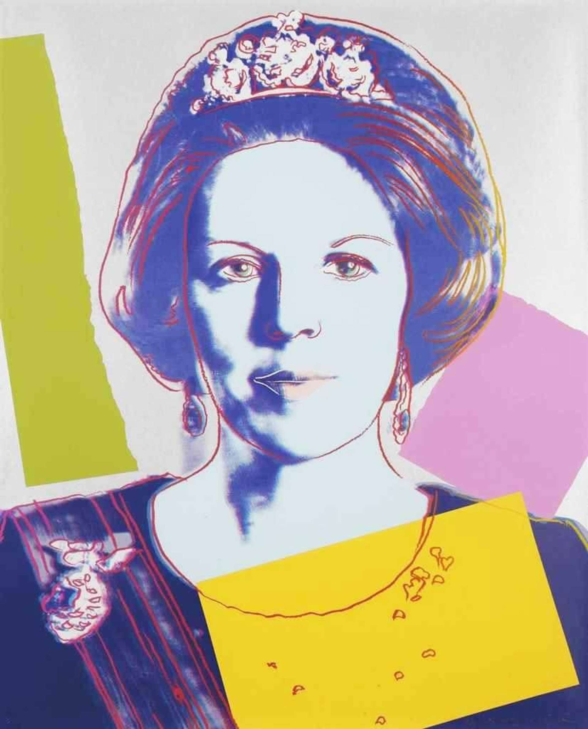 Queen Beatrix Of The Netherlands (F. & S. II.340) - Signed Print by Andy Warhol 1985 - MyArtBroker