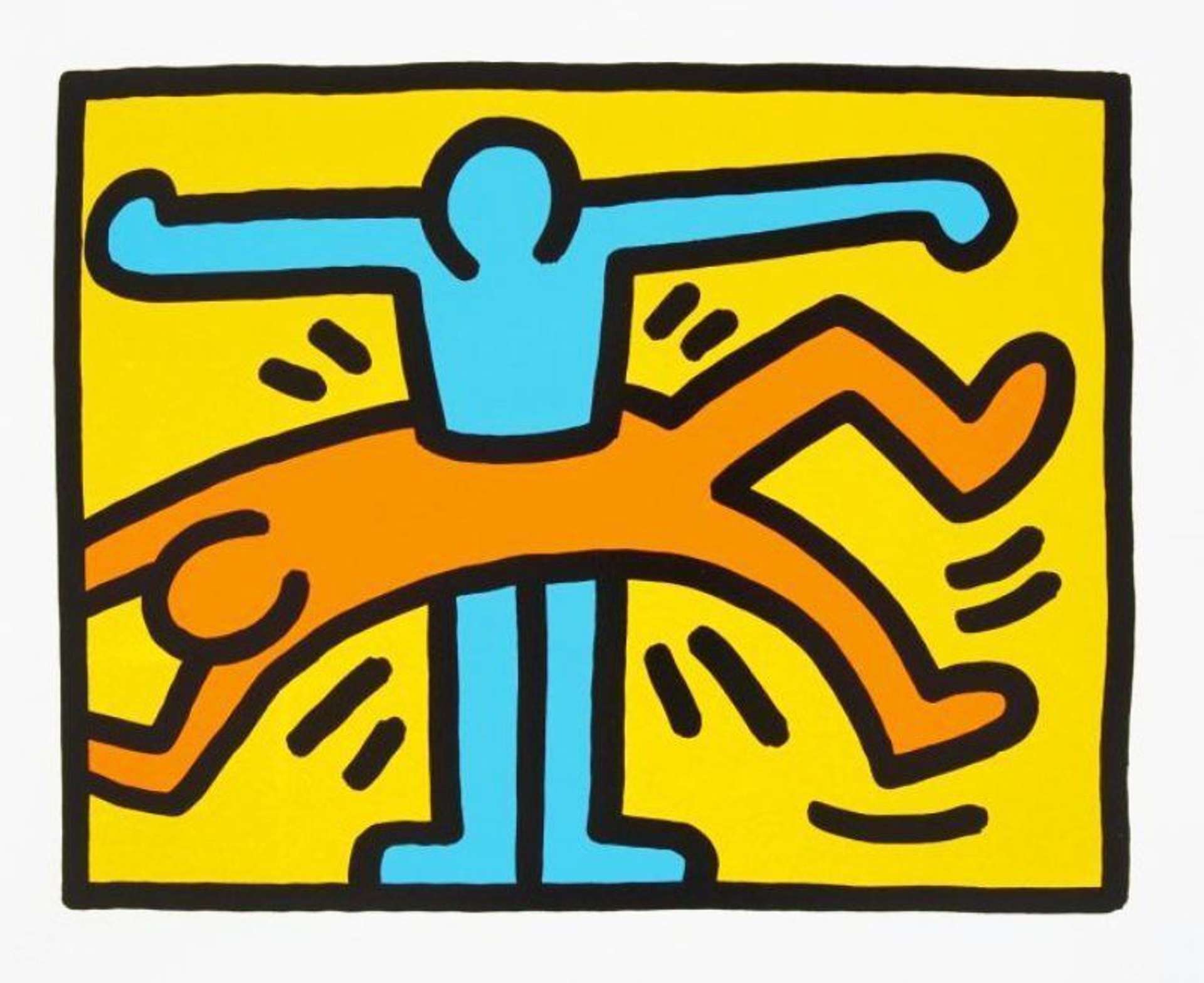 Pop Shop VI, Plate III by Keith Haring