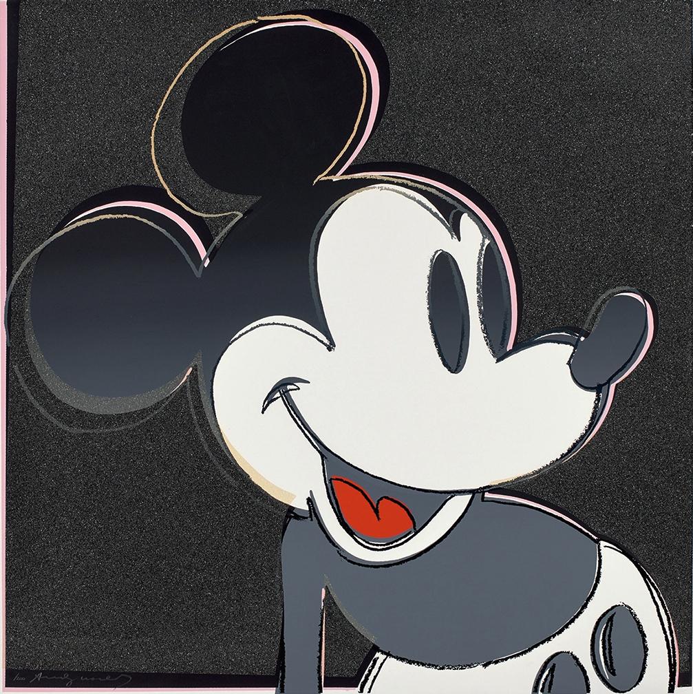 Mickey Mouse (F. & S. II.265) Signed Print by Andy Warhol