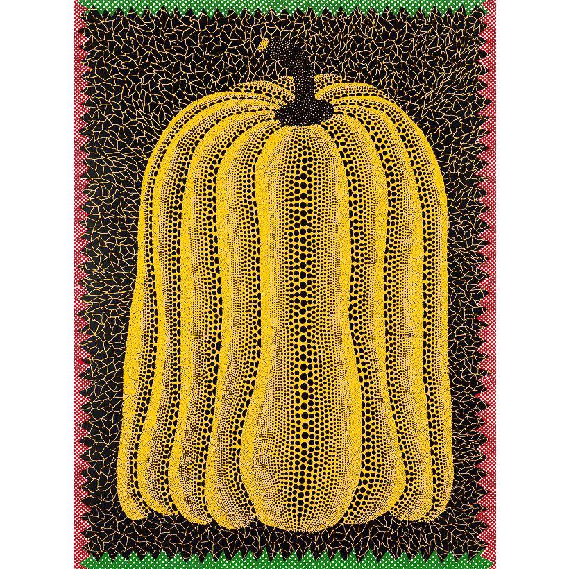 Yayoi Kusama Yellow Coloured Pumpkin, Kusama 190 (Signed Print) 1994