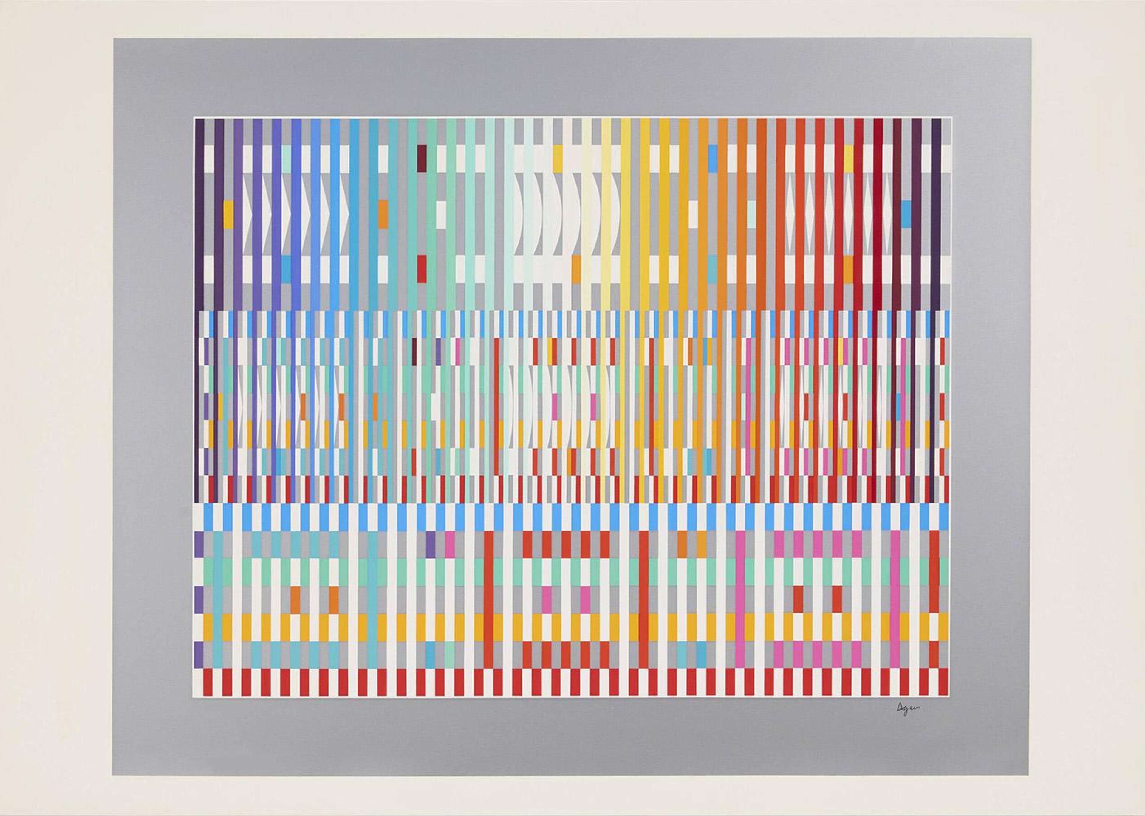 The Blessing - Signed Print by Yaacov Agam 1990 - MyArtBroker