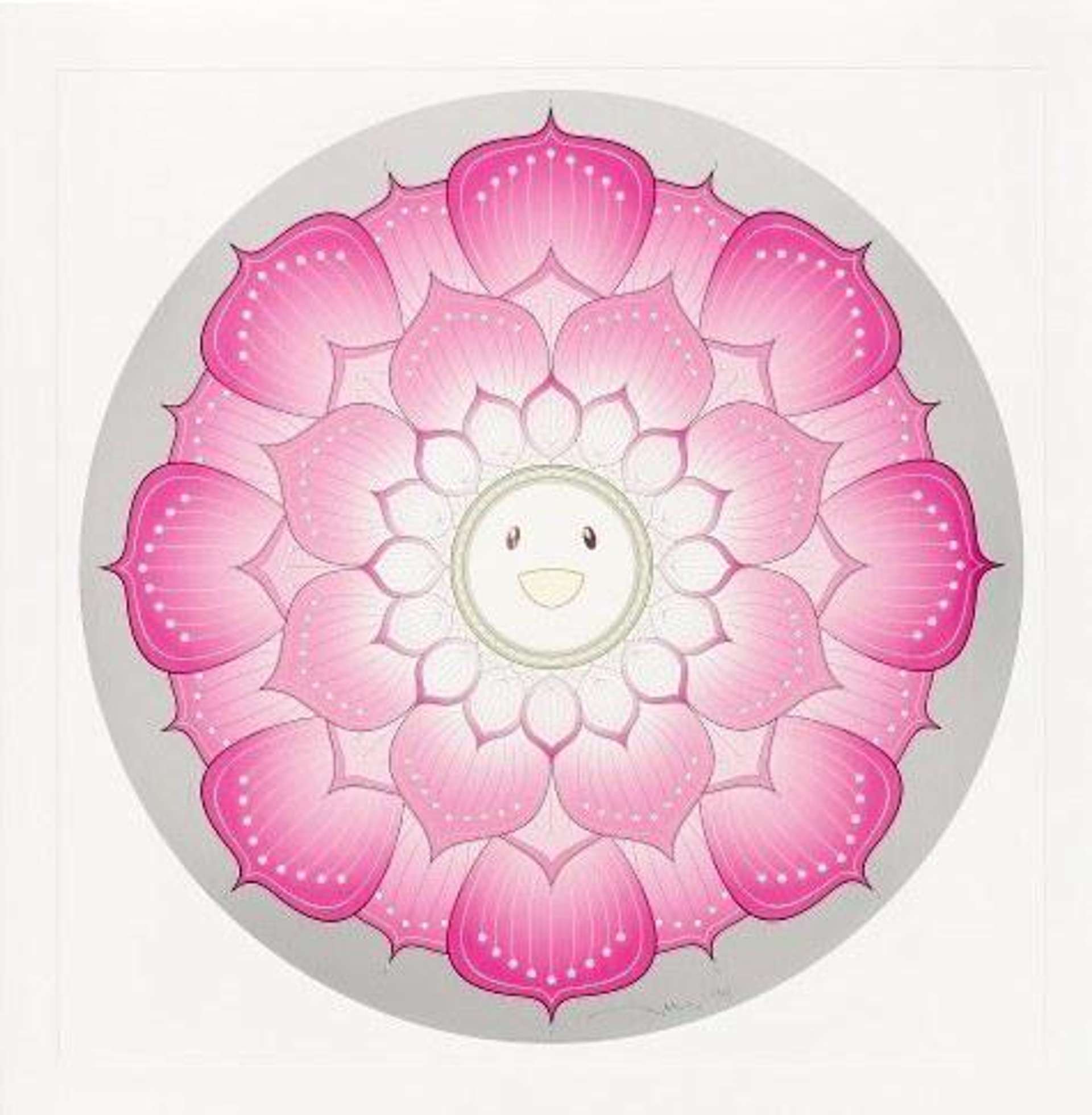 Lotus Flower (rose) - Signed Print by Takashi Murakami 2008 - MyArtBroker