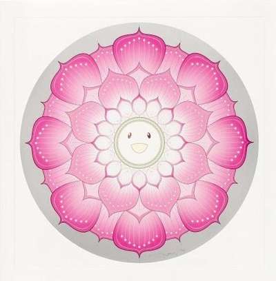 Lotus Flower (rose) - Signed Print by Takashi Murakami 2008 - MyArtBroker