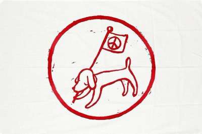Yoshitomo Nara: Peace Flag - Signed Print