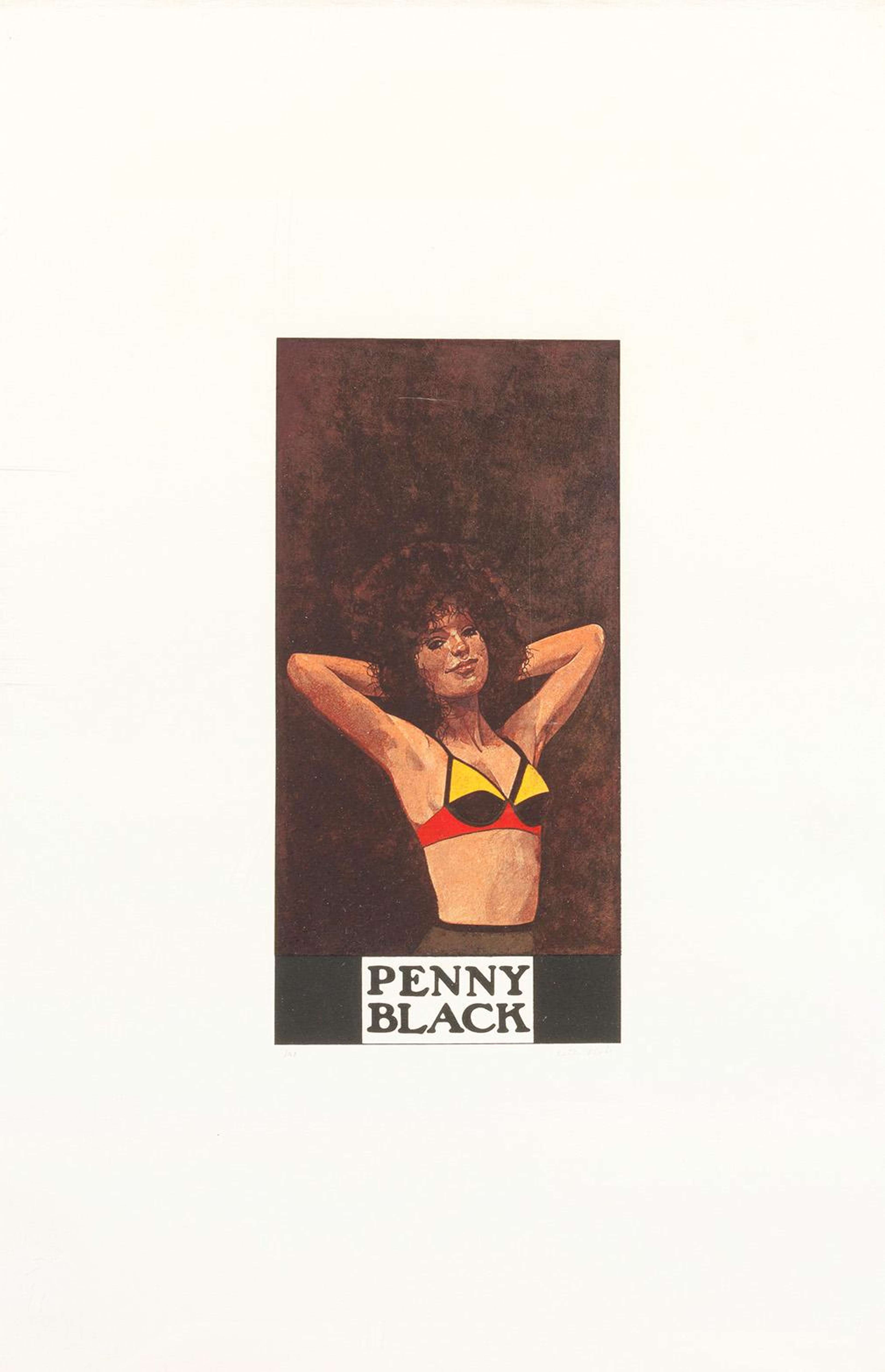 Penny Black - Signed Print by Peter Blake 1972 - MyArtBroker