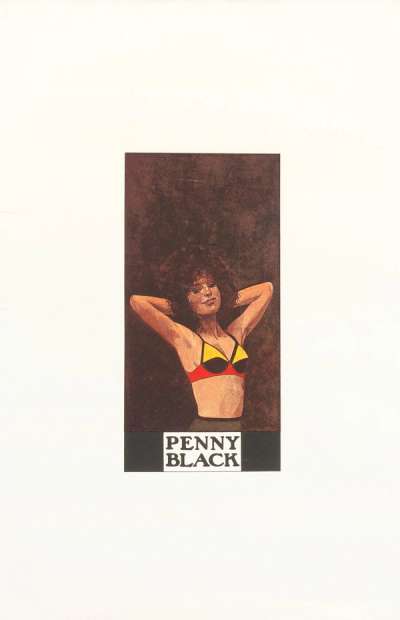 Penny Black - Signed Print by Peter Blake 1972 - MyArtBroker