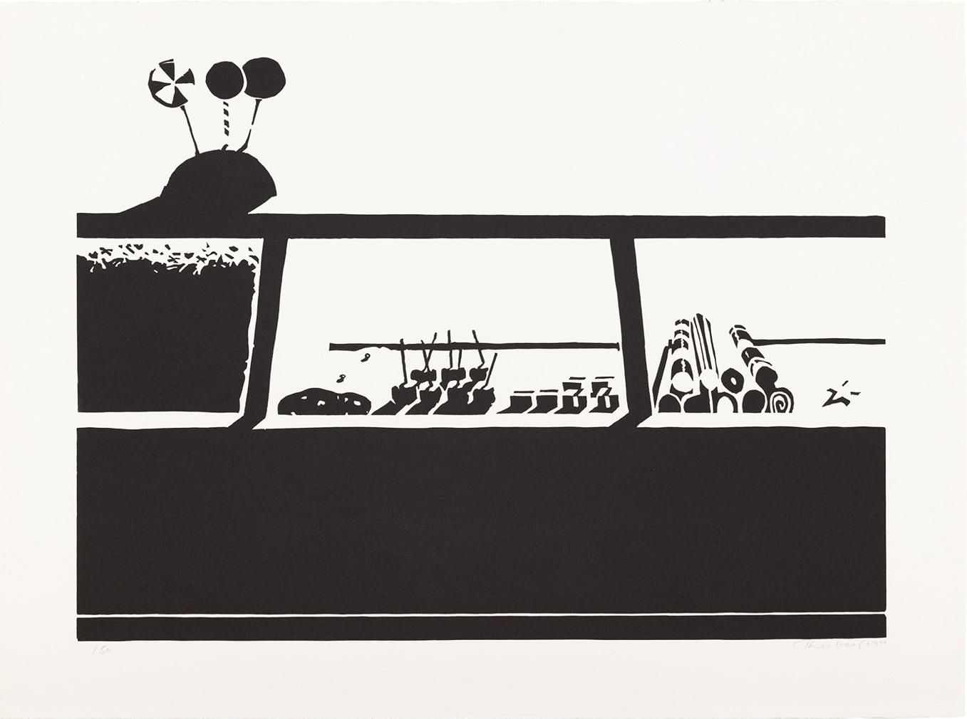 Wayne Thiebaud Candy Counter (Signed Print) 1970 | MyArtBroker