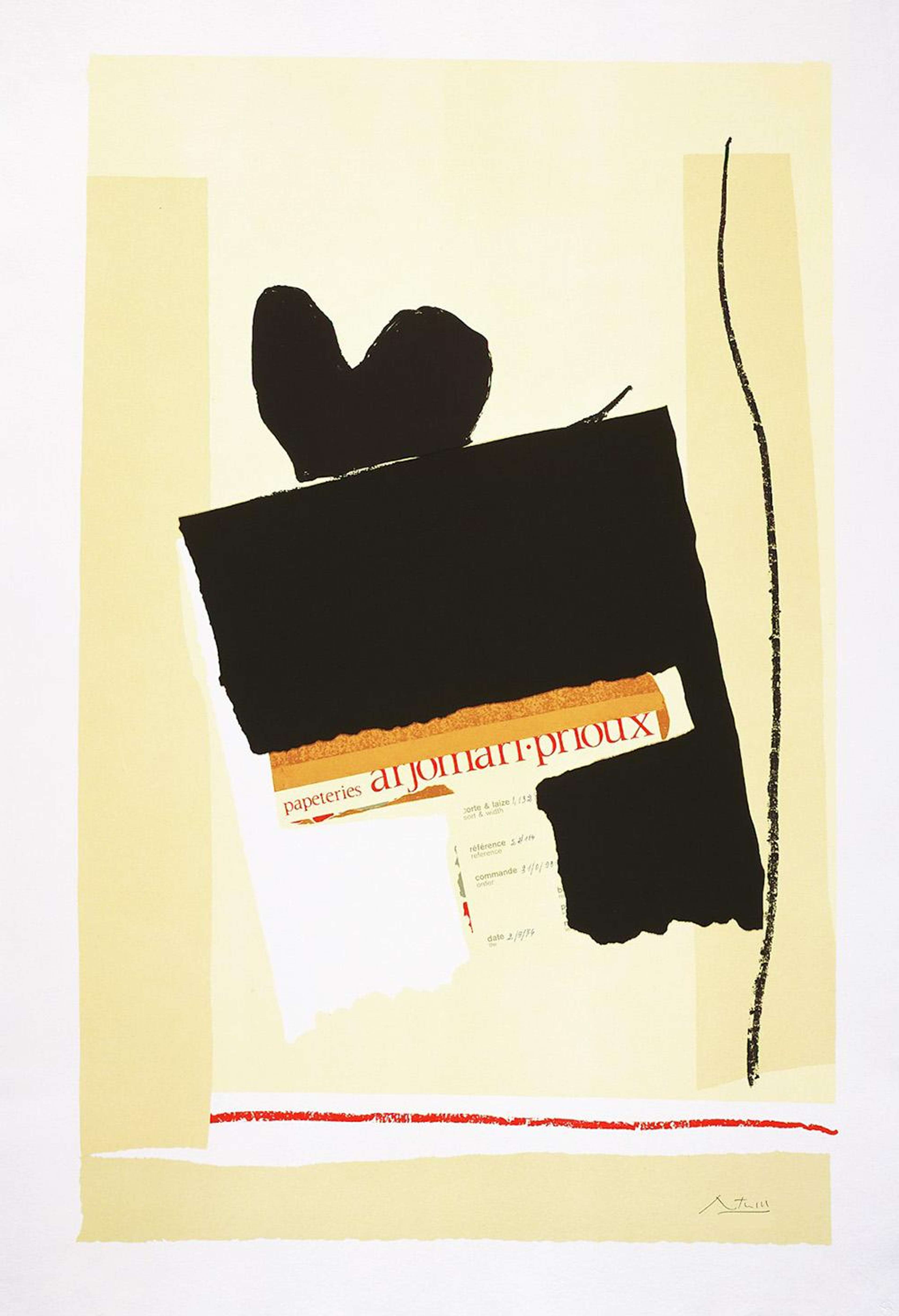 America - La France Variations IV - Signed Print by Robert Motherwell 1984 - MyArtBroker