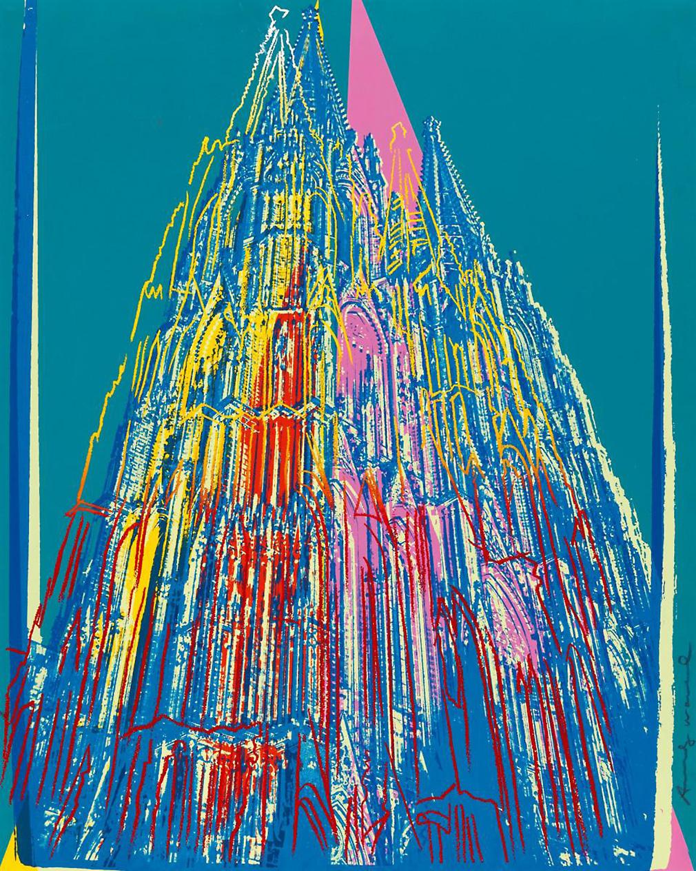 Andy Warhol Cologne Cathedral (Signed Print) 1985 | For Sale