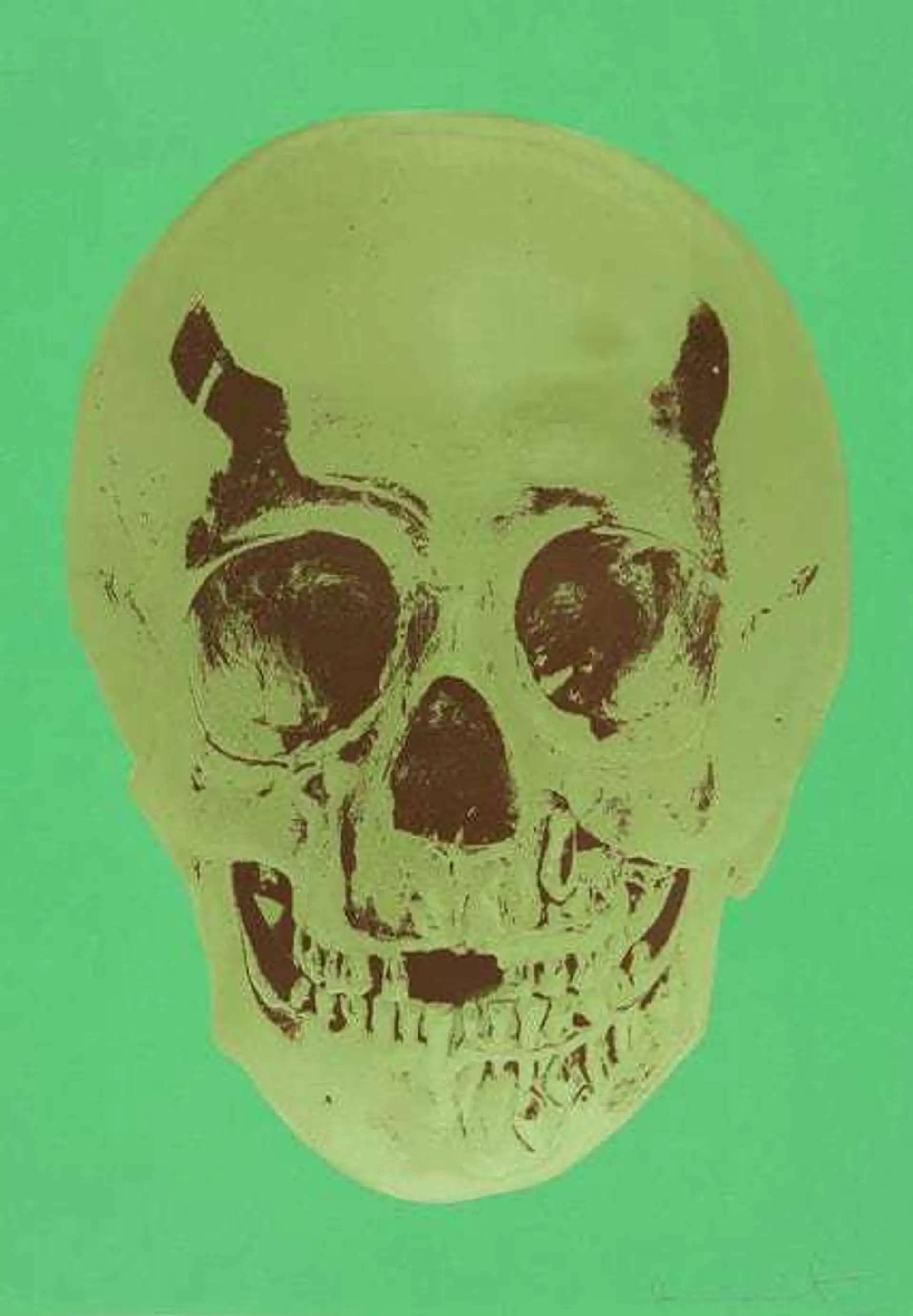 Till Death Do Us Part (viridian leaf, green, chocolate) by Damien Hirst