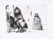 Young Man Kneeling before Nude With Procuress And Others - Signed Print