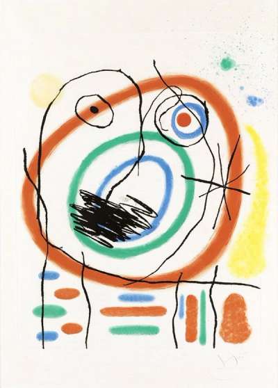 Le Prophète Encerclé - Signed Print by Joan Miró 1965 - MyArtBroker